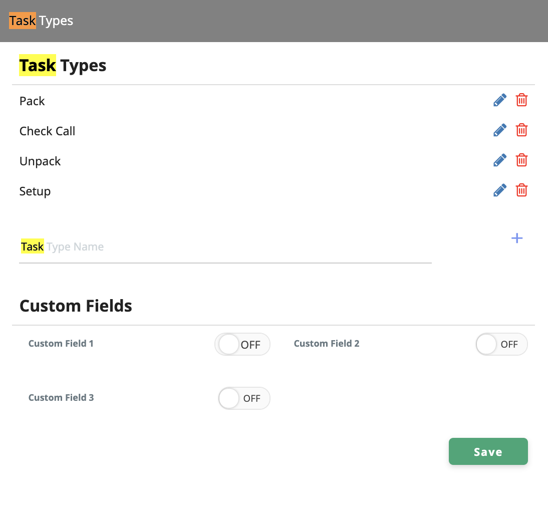 How do I add a new Task type?